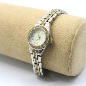 Women’s Casual LDC 74830W Crystal Accent Bezel & Bracelet Dress Classic Watch